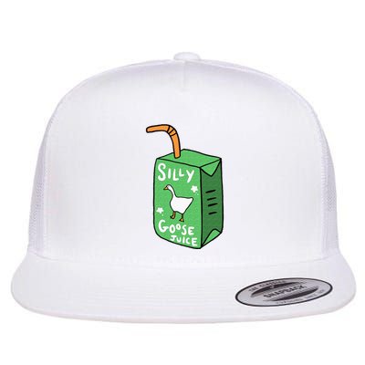 Silly Goose Juice Funny Goose Meme Bird Lover Flatbill Hat