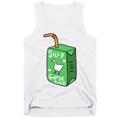 Silly Goose Juice Funny Goose Meme Bird Lover Tank Top