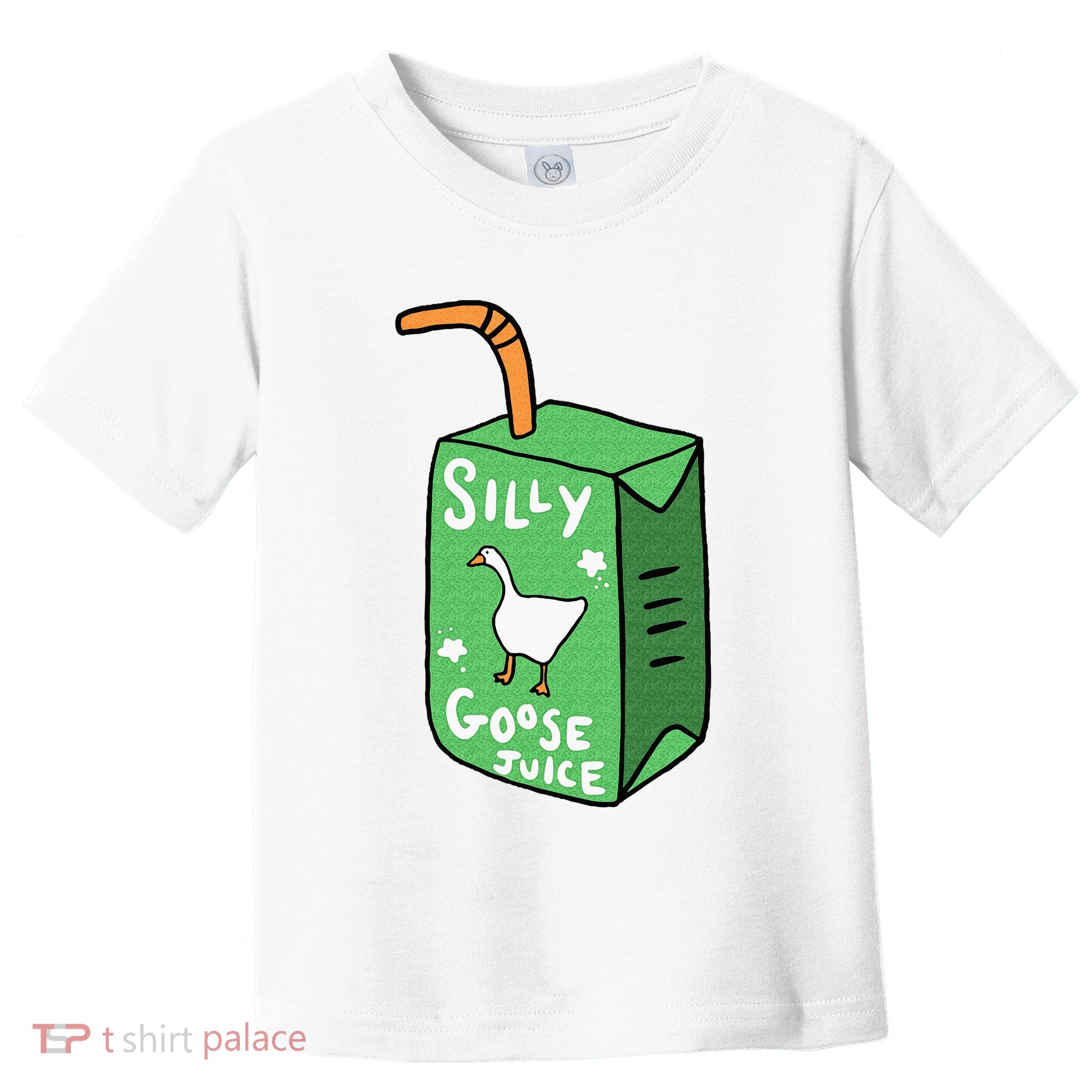 Silly Goose Juice Funny Goose Meme Bird Lover Toddler T-Shirt