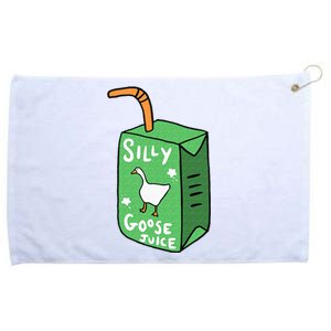 Silly Goose Juice Funny Goose Meme Bird Lover Grommeted Golf Towel