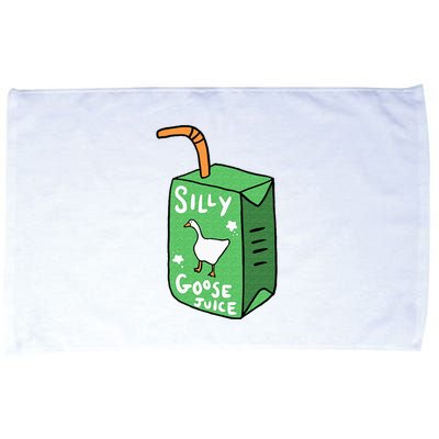 Silly Goose Juice Funny Goose Meme Bird Lover Microfiber Hand Towel