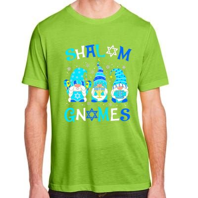 Shalom Gnome Jewish Hanukkah Chanukkah Gnomes Family Adult ChromaSoft Performance T-Shirt