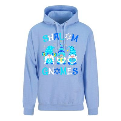 Shalom Gnome Jewish Hanukkah Chanukkah Gnomes Family Unisex Surf Hoodie