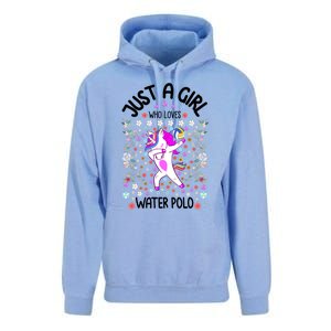 Sports Gift Just A Who Loves Water Polo Gift Unisex Surf Hoodie