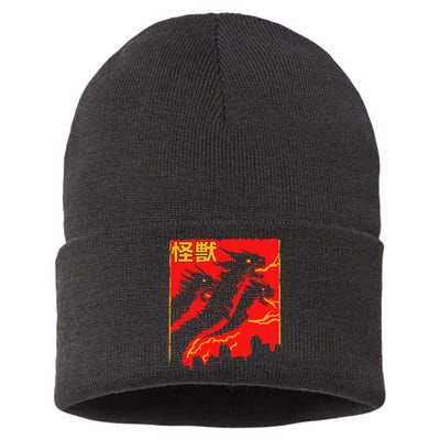 Shadow Ghidorah Japanese Sustainable Knit Beanie