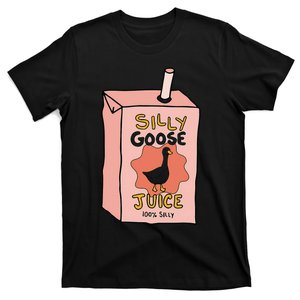 Silly Goose Juice Funny Goose Meme Bird Lover Sarcastic T-Shirt