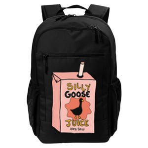 Silly Goose Juice Funny Goose Meme Bird Lover Sarcastic Daily Commute Backpack