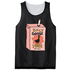 Silly Goose Juice Funny Goose Meme Bird Lover Sarcastic Mesh Reversible Basketball Jersey Tank