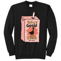 Silly Goose Juice Funny Goose Meme Bird Lover Sarcastic Tall Sweatshirt