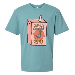 Silly Goose Juice Funny Goose Meme Bird Lover Sarcastic Sueded Cloud Jersey T-Shirt