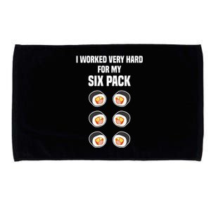 Sushi Gift Joke Six Pack Sushi Fan Sushi Lover Sushi Rolls Meaningful Gift Microfiber Hand Towel