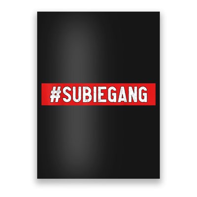 Subie Gang Jdm Car Lover Poster