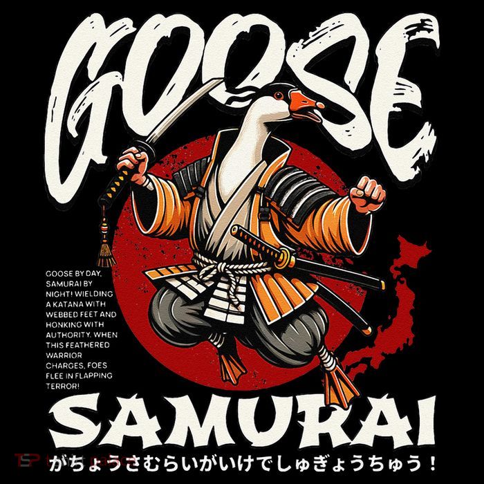 Samurai Goose Japan Bushido Oni Ronin Warrior Tank Top
