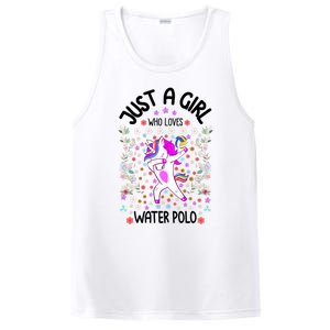 Sports Gift Just A Who Loves Water Polo Gift PosiCharge Competitor Tank