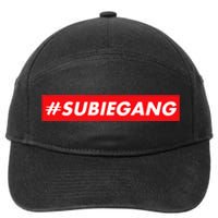 Subie Gang Jdm Japanese Car Lovers Tuner Cars And Drifters 7-Panel Snapback Hat