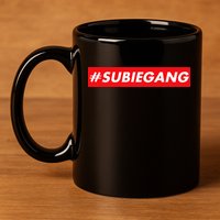 Subie Gang Jdm Japanese Car Lovers Tuner Cars And Drifters 11oz C Handle Ceramic Mug