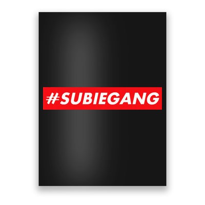 Subie Gang Jdm Japanese Car Lovers Tuner Cars And Drifters Poster