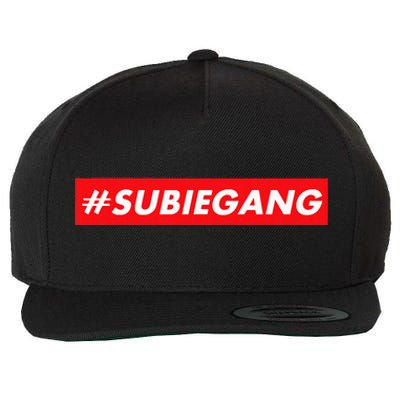 Subie Gang Jdm Japanese Car Lovers Tuner Cars And Drifters Wool Snapback Cap