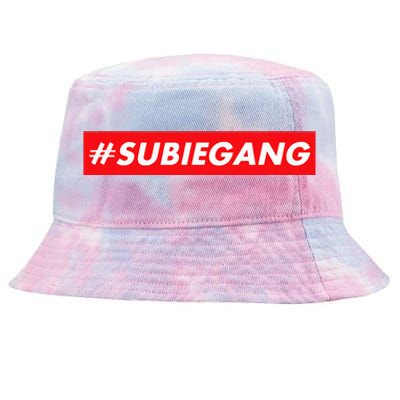 Subie Gang Jdm Japanese Car Lovers Tuner Cars And Drifters Tie-Dyed Bucket Hat