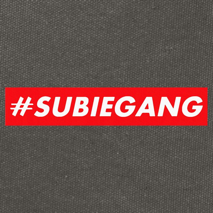 Subie Gang Jdm Japanese Car Lovers Tuner Cars And Drifters Cotton Canvas Backpack
