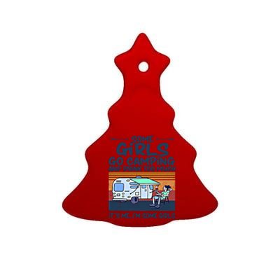 Some Go Kayaking And Drink Too Much Retro Kayak Funny Gift Ceramic Tree Ornament