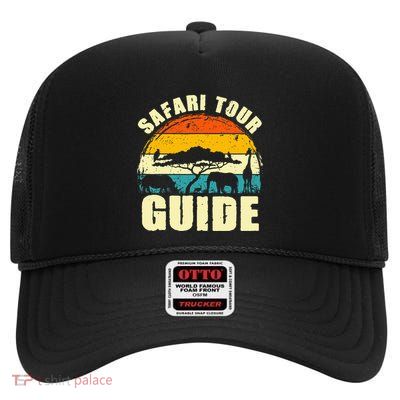 Safari Guide Kenya Tanzania Namibia Animal Gift High Crown Mesh Back Trucker Hat