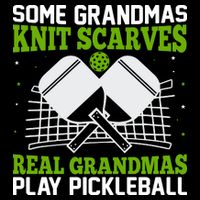 Some Grandmas Knit Scarves Real Grandmas Play Pickleball Cooling Performance Crew T-Shirt
