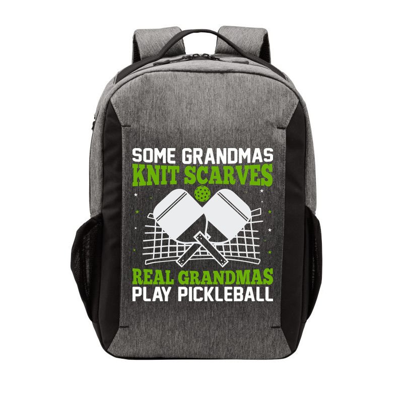 Some Grandmas Knit Scarves Real Grandmas Play Pickleball Vector Backpack