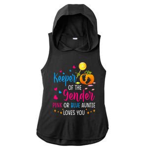 Secret Gender Keeper Of The Gender Reveal Halloween Pumpkin Ladies PosiCharge Tri-Blend Wicking Draft Hoodie Tank