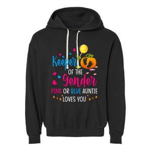 Secret Gender Keeper Of The Gender Reveal Halloween Pumpkin Garment-Dyed Fleece Hoodie