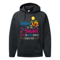 Secret Gender Keeper Of The Gender Reveal Halloween Pumpkin Performance Fleece Hoodie