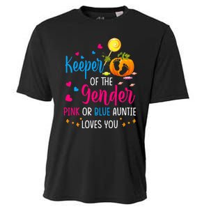 Secret Gender Keeper Of The Gender Reveal Halloween Pumpkin Cooling Performance Crew T-Shirt