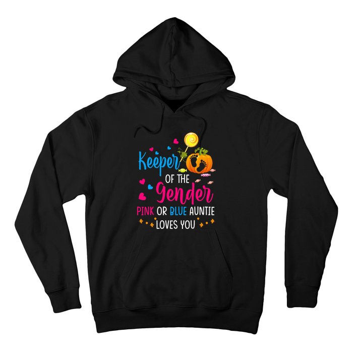 Secret Gender Keeper Of The Gender Reveal Halloween Pumpkin Hoodie