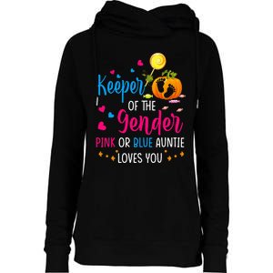 Secret Gender Keeper Of The Gender Reveal Halloween Pumpkin Womens Funnel Neck Pullover Hood