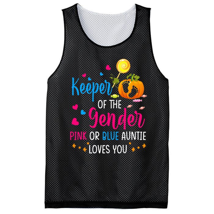 Secret Gender Keeper Of The Gender Reveal Halloween Pumpkin Mesh Reversible Basketball Jersey Tank