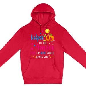 Secret Gender Keeper Of The Gender Reveal Halloween Pumpkin Premium Pullover Hoodie