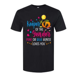 Secret Gender Keeper Of The Gender Reveal Halloween Pumpkin Softstyle CVC T-Shirt