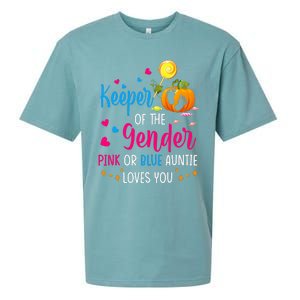 Secret Gender Keeper Of The Gender Reveal Halloween Pumpkin Sueded Cloud Jersey T-Shirt