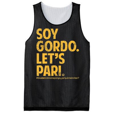 Soy Gordo Lets Pari Mesh Reversible Basketball Jersey Tank