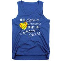 Softball Grandma Loves Her Softball Gift Tank Top