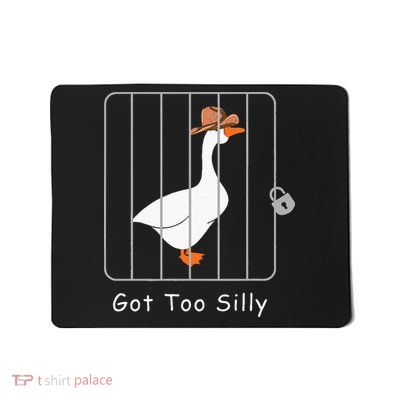 Silly Goose Lover Mugshot Meme Got Too Silly Mousepad