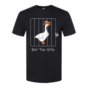 Silly Goose Lover Mugshot Meme Got Too Silly Softstyle CVC T-Shirt