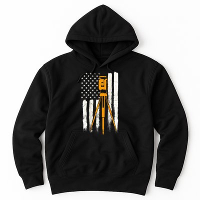 Surveyor Gifts Land Surveying Design On Back Of Clothing Hoodie