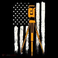 Surveyor Gifts Land Surveying Design On Back Of Clothing T-Shirt