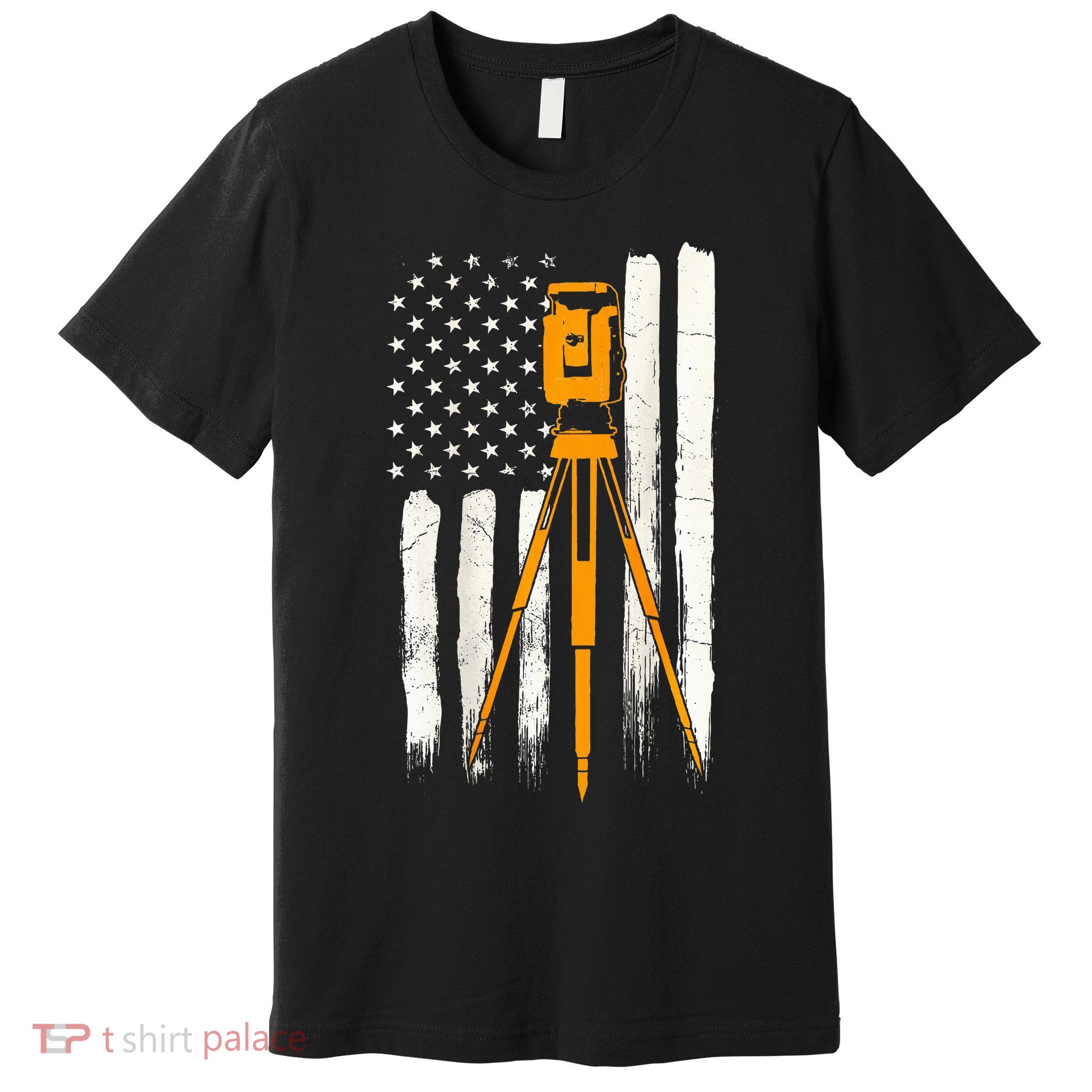 Surveyor Gifts Land Surveying Design On Back Of Clothing Premium T-Shirt