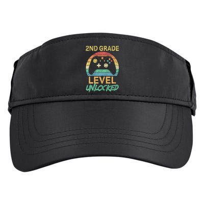 Second Grade Level Unlocked Gamer 1st Day Of School Adult Drive Performance Visor