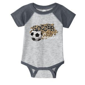 Soccer Grandma Leopard Soccer Grandma Infant Baby Jersey Bodysuit