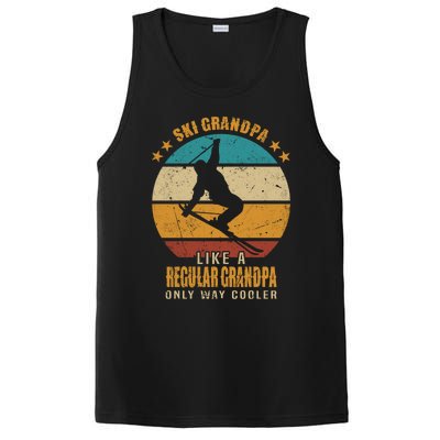 Ski Grandpa Like A Regular Grandpa Only Way Cooler Gift Skiing Gift PosiCharge Competitor Tank