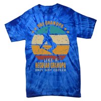 Ski Grandpa Like A Regular Grandpa Only Way Cooler Gift Skiing Gift Tie-Dye T-Shirt