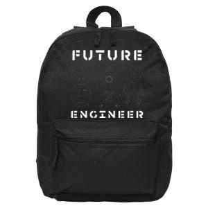 Stem Gift Love Math Physics Future Engineer 16 in Basic Backpack